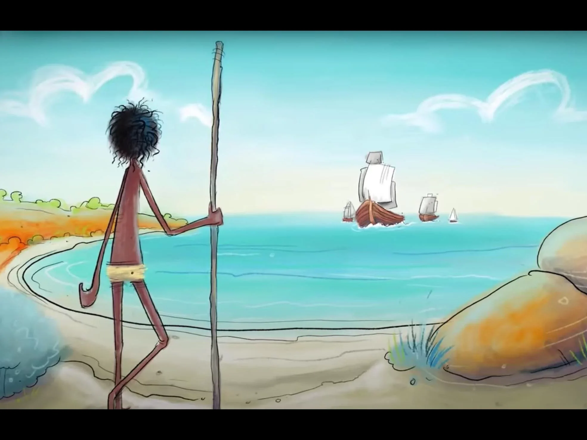 Screenshot from the Journey of health and wellbeing video
