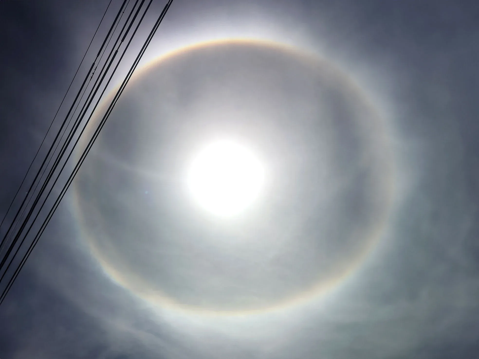 Sun Halo: Rainbow ring spotted around the sun in the Bengaluru sky. Read  what it means